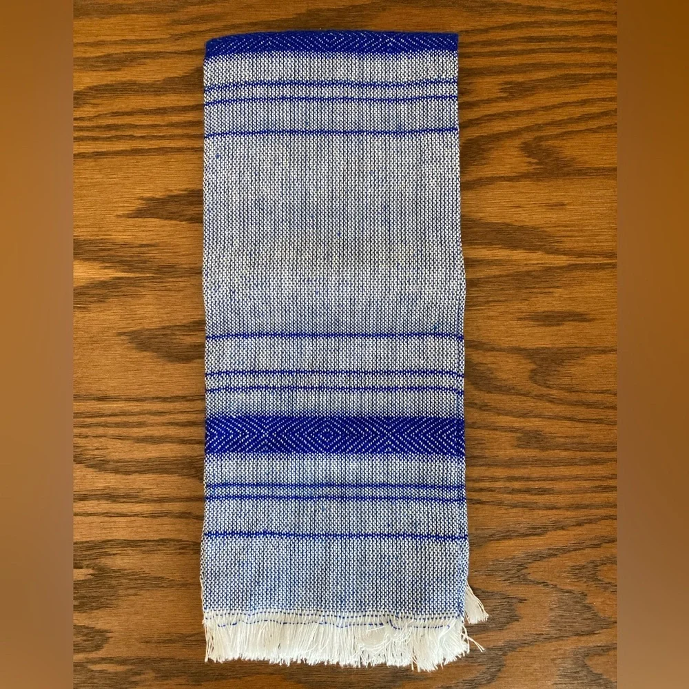 Artisan Woven Mexican Tea Towel, Hand Towel, Boho Chic, Kitchen, Serape - Picture 2 of 6